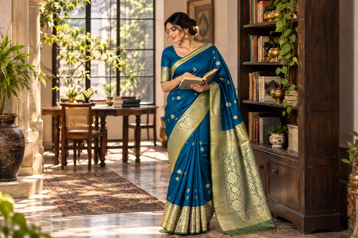 The Timeless Charm of Red: Meet Khaddi Georgette