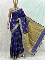Malai Cotton Silk-KSV12006-Dark Blue