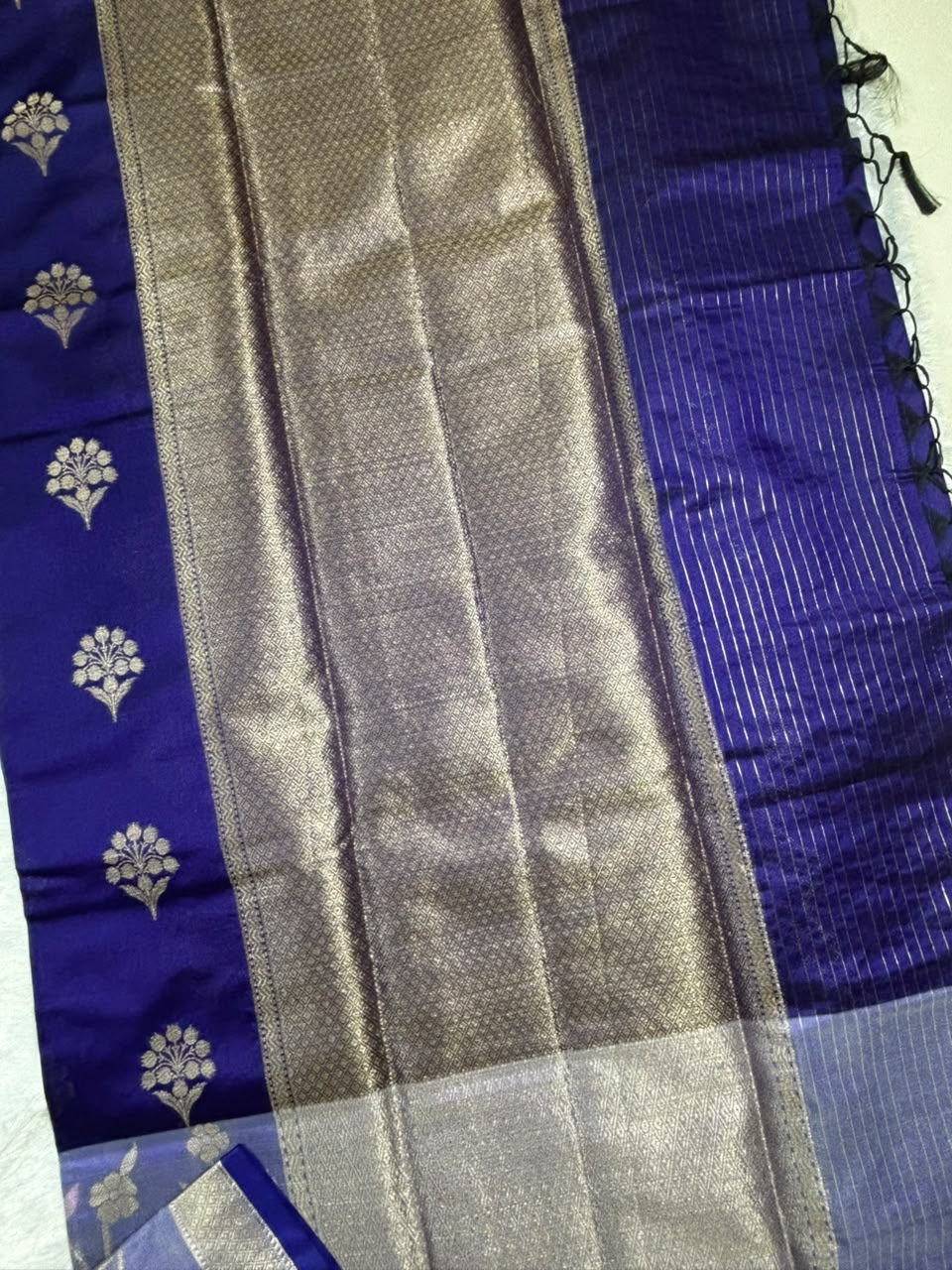 Malai Cotton Silk-KSV12006-Dark Blue