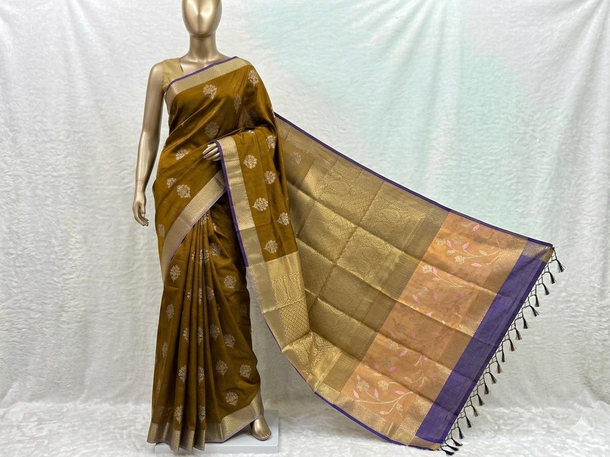 Malai Cotton Silk-KSV12007-Mustard