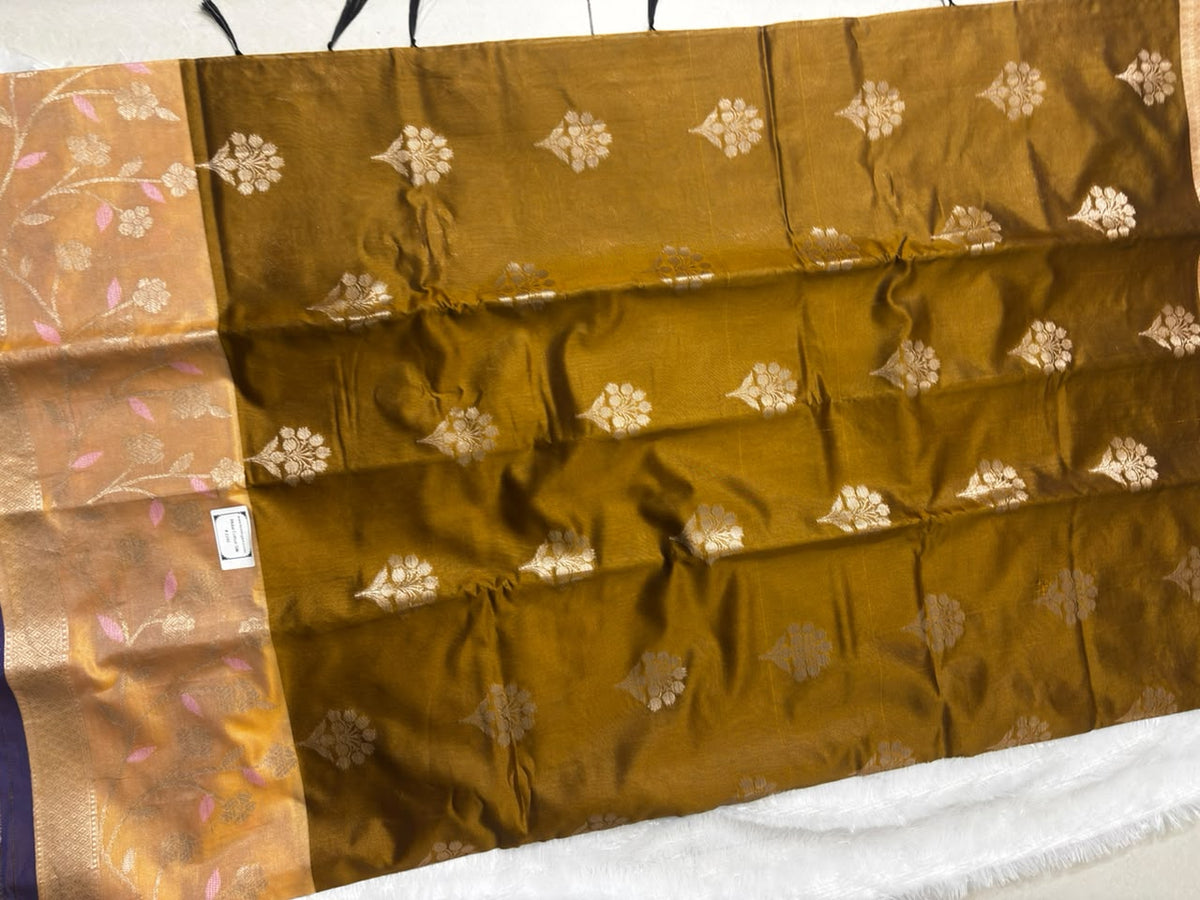 Malai Cotton Silk-KSV12007-Mustard