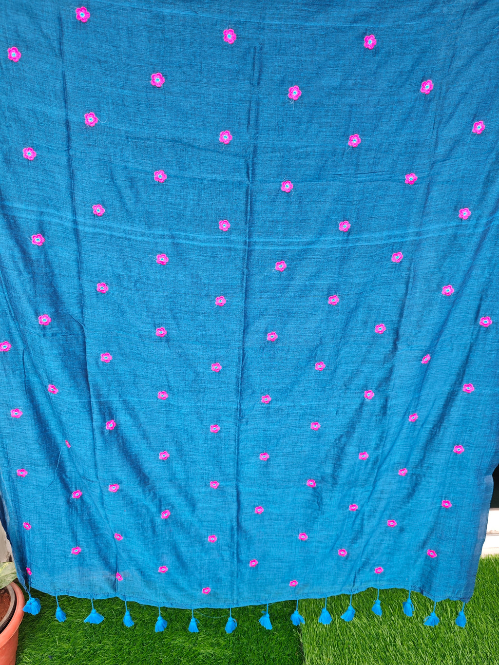 Mul Mul Cotton-KSV-13018-Royal Blue