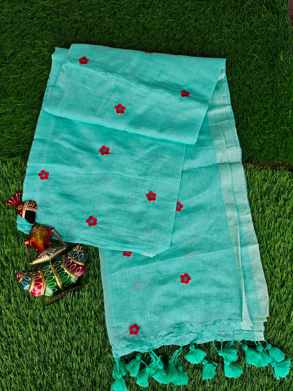 Mul Mul Cotton-KSV-13019-Mint Green
