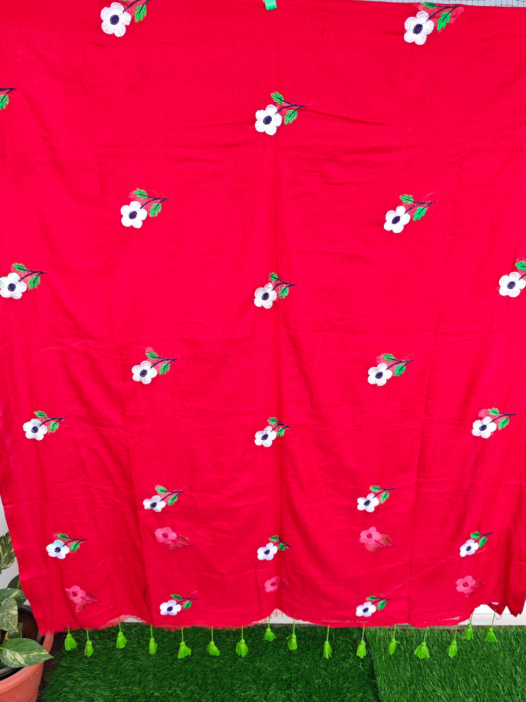 Mul Mul Cotton-KSV-13022-Red