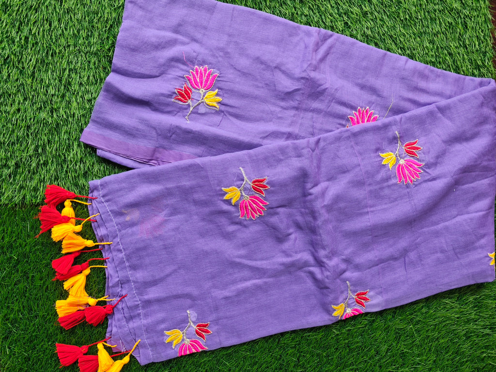 Mul Mul Cotton-KSV-13023-Lavender