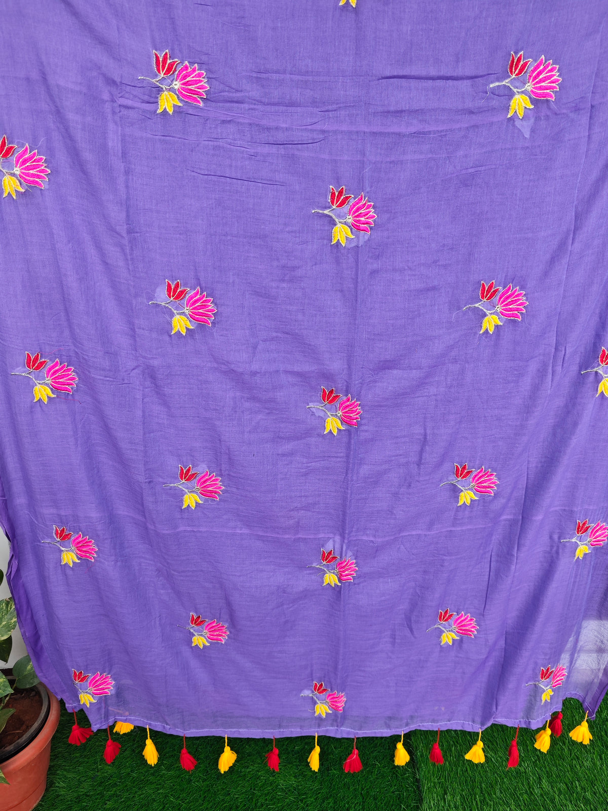 Mul Mul Cotton-KSV-13023-Lavender