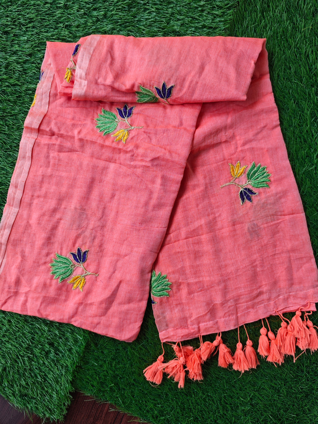 Mul Mul Cotton-KSV-13024-Peach