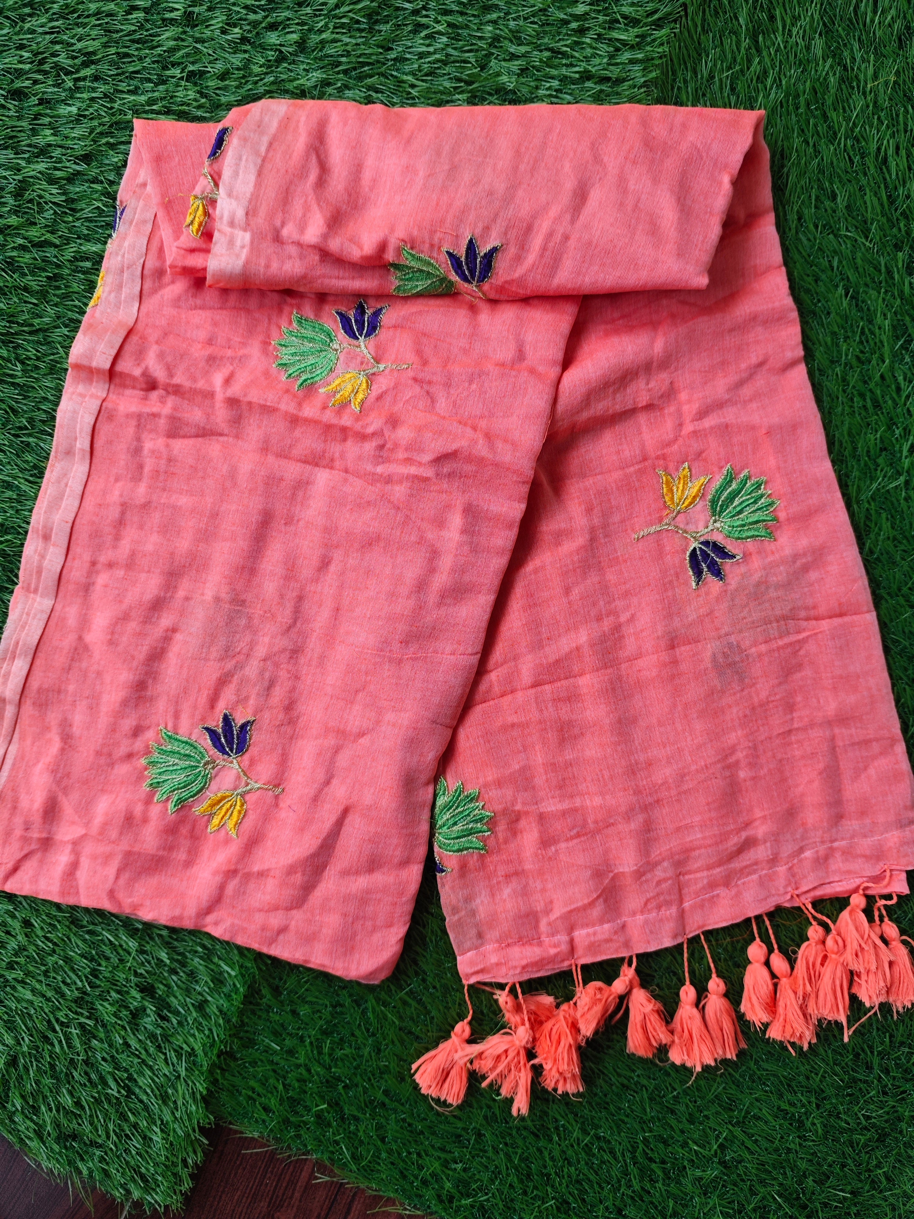 Mul Mul Cotton-KSV-13024-Peach