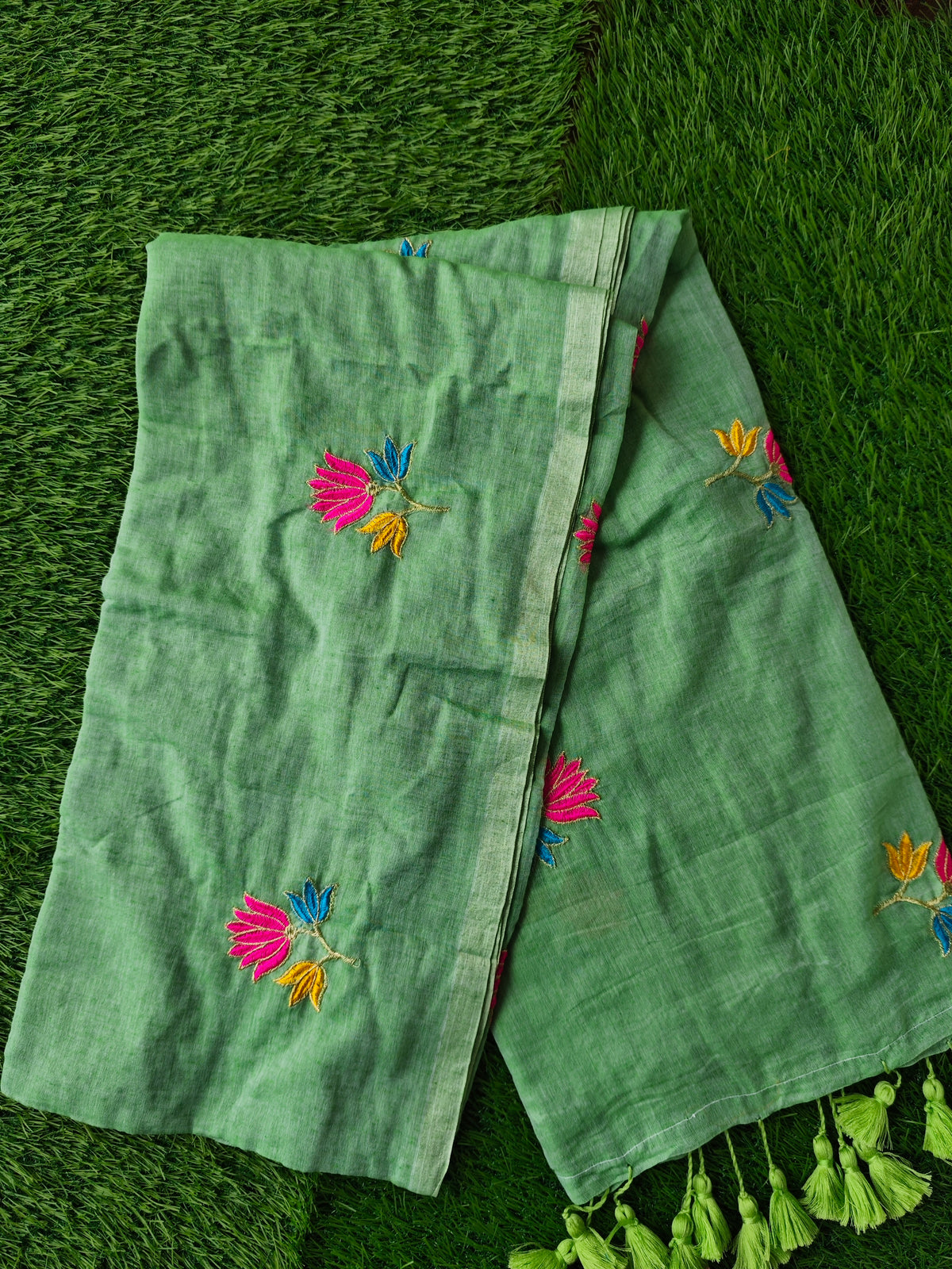 Mul Mul Cotton-KSV-13025-Liight Green