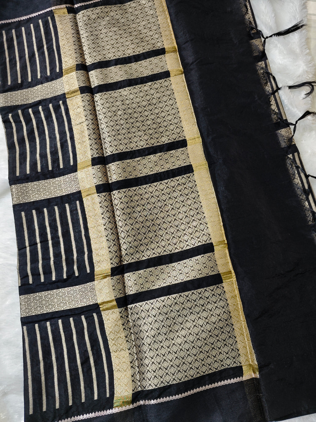 Mashru Crep Silk-KSV5032-Black