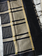Mashru Crep Silk-KSV5032-Black