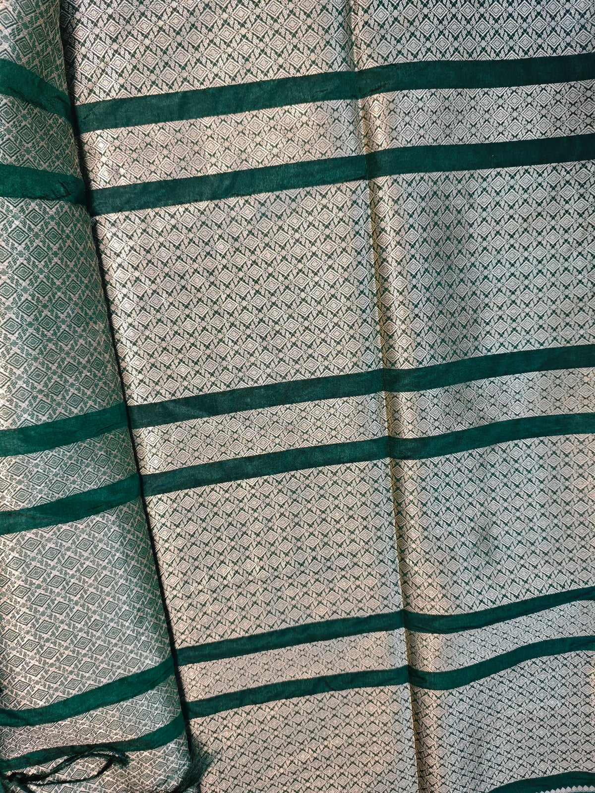 Mashru Crep Silk-KSV5037-Dark Green