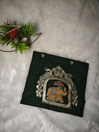 Blouse-BLO0002-Dark Green