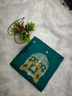 Blouse-BLO0015-Turquoise Blue