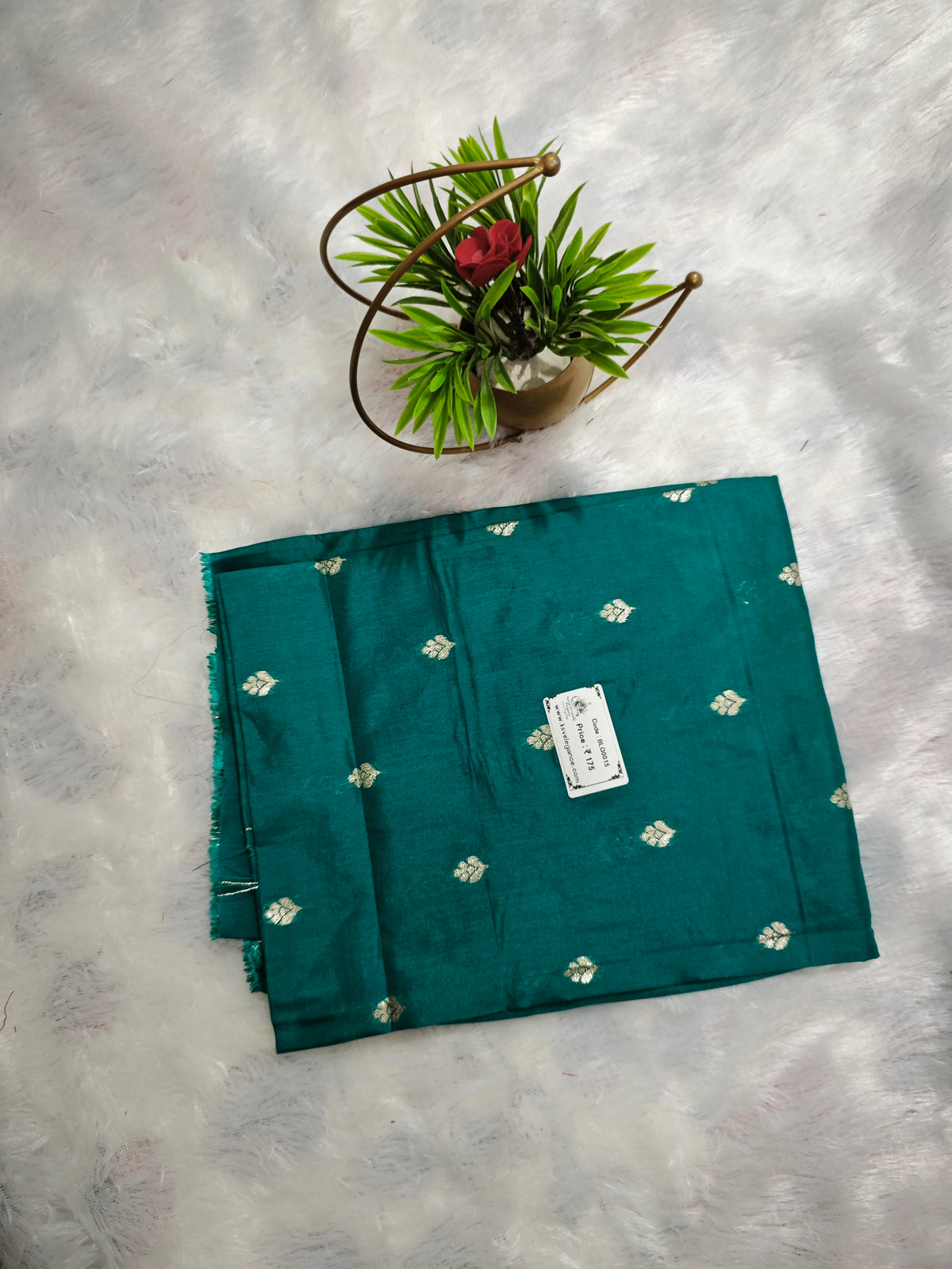 Blouse-BLO0015-Turquoise Blue