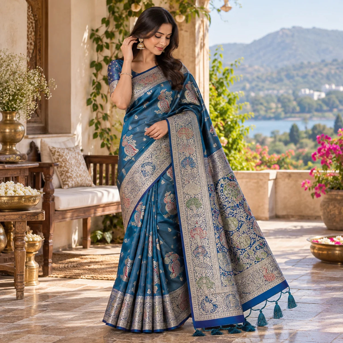Satin Silk-KSV-5083-Powder Blue