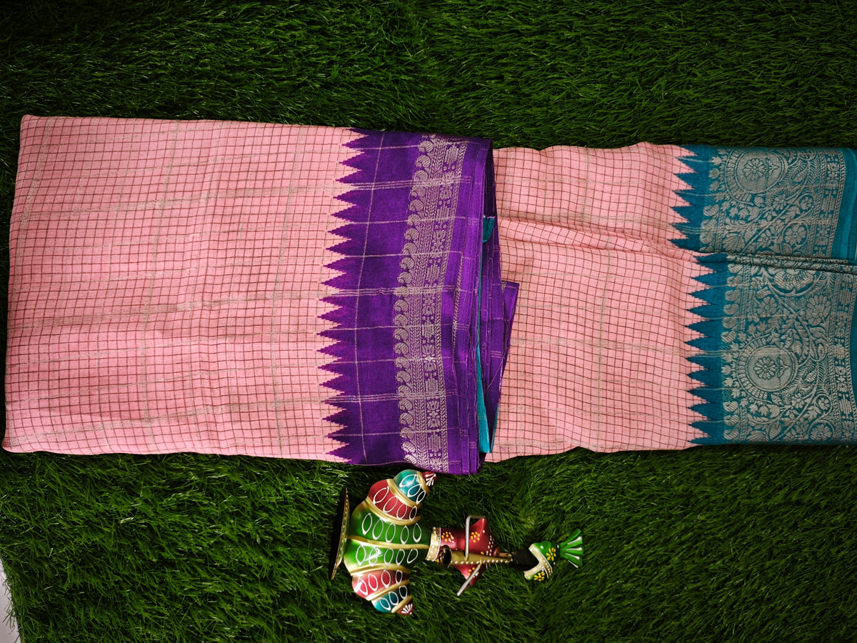 Fancy Templerun-KSV1005-Coral Pink and Blue