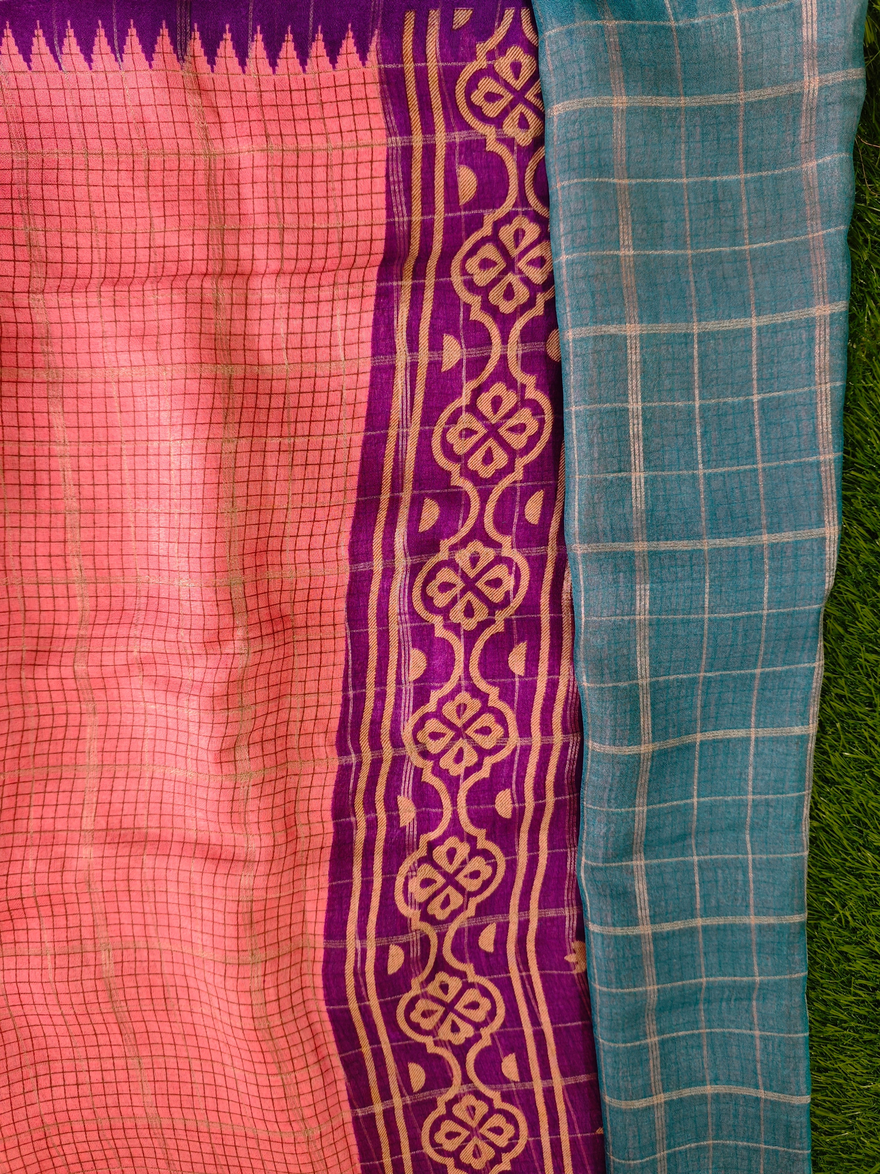 Fancy Templerun-KSV1005-Coral Pink and Blue