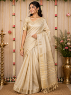 Tissue-KSV0003-Cream and Gold
