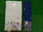 Fancy-KSV1001-Cream and Dark Blue