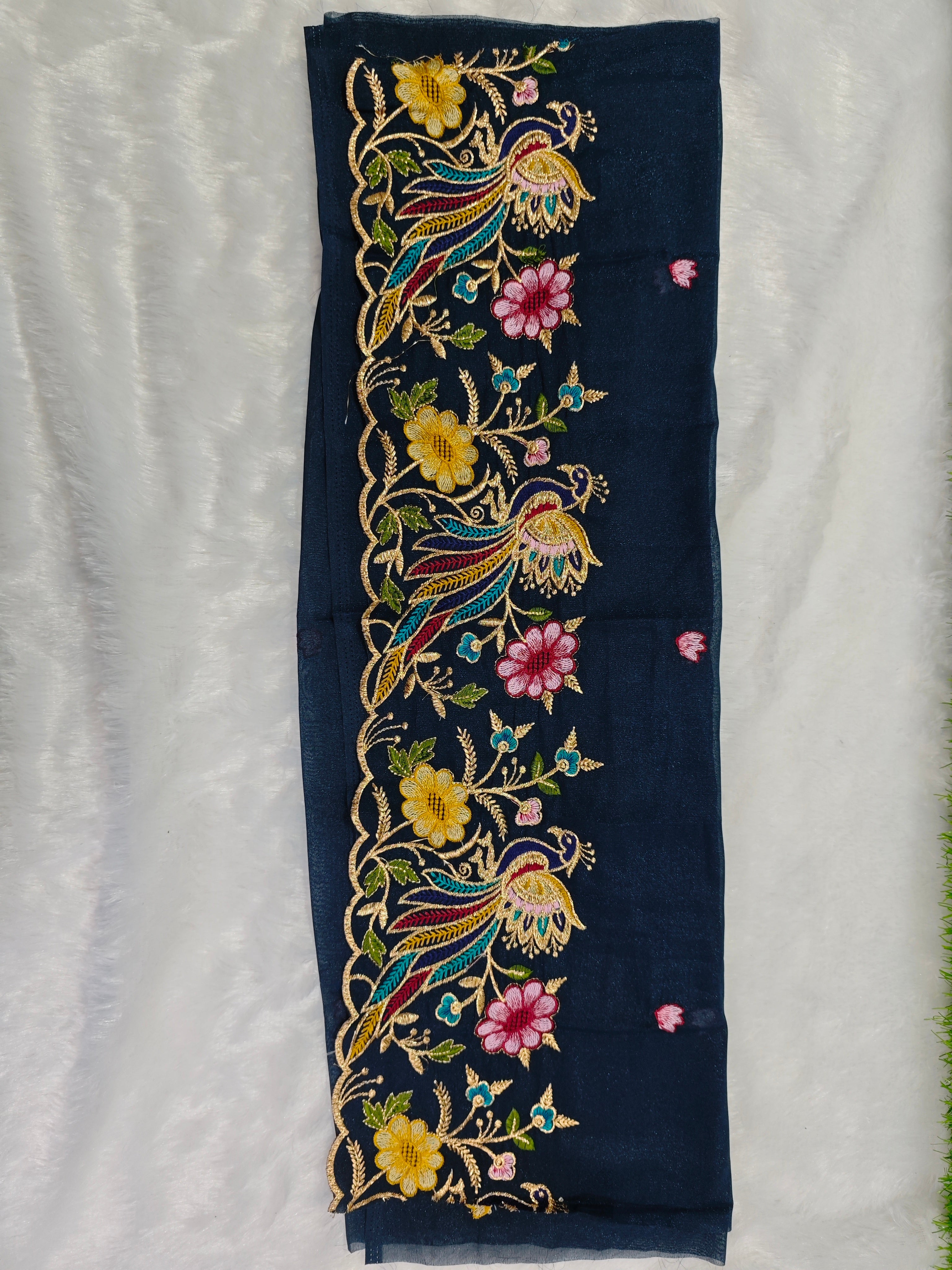 Fancy-KSV1001-Cream and Dark Blue