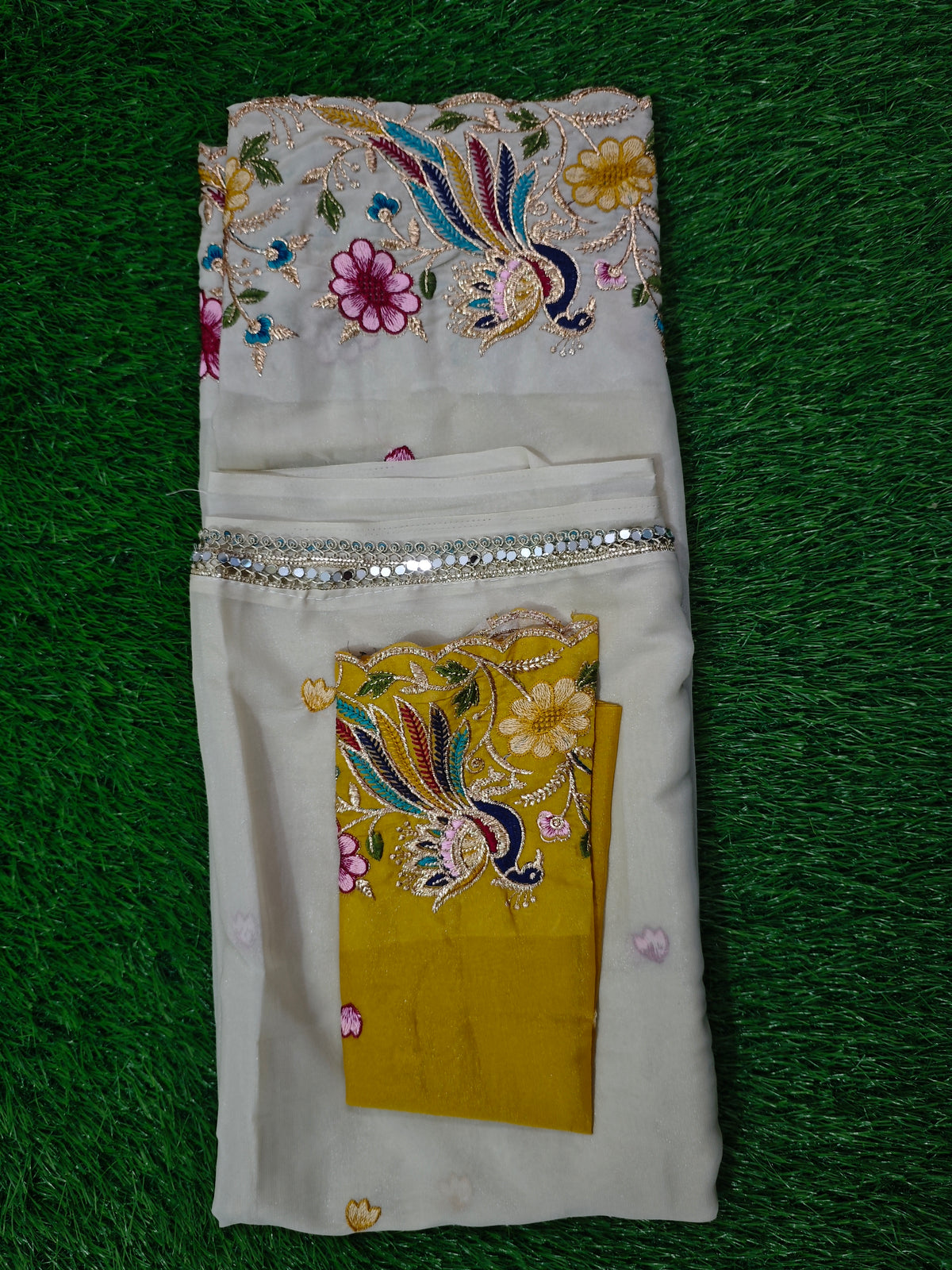 Fancy-KSV1002-Cream and Yellow
