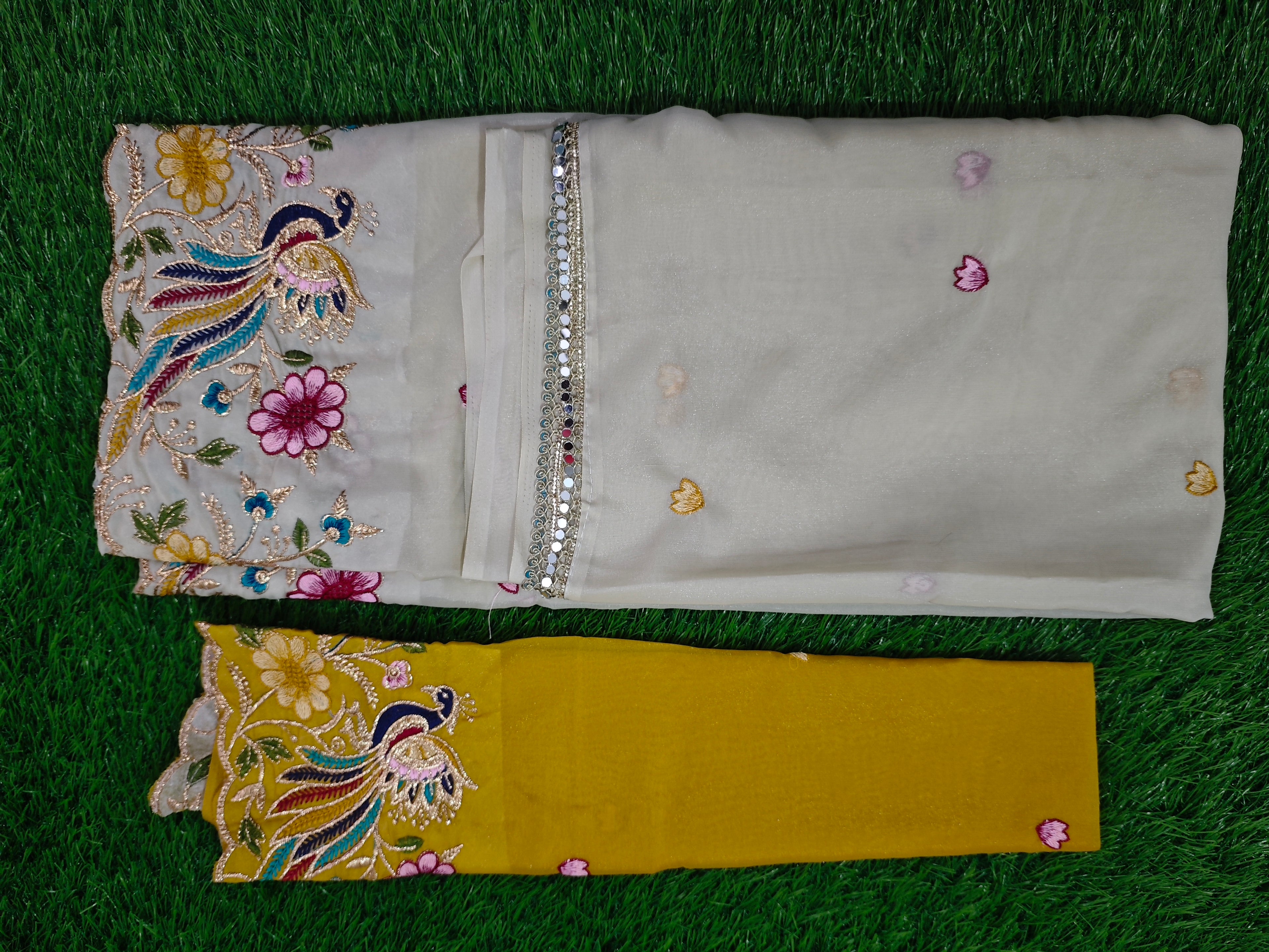 Fancy-KSV1002-Cream and Yellow