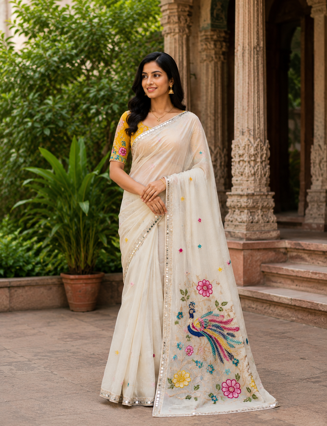 Fancy-KSV1002-Cream and Yellow