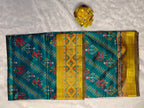 Ikkat Pochampally-KSV1026-Dark Green