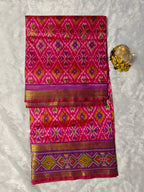 Ikkat Pochampally-KSV1028-Pink