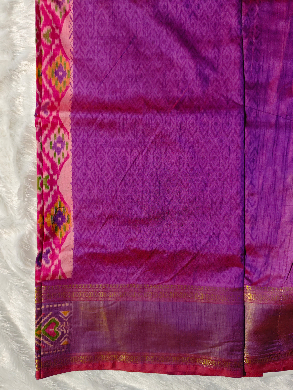 Ikkat Pochampally-KSV1028-Pink