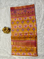 Ikkat Pochampally-KSV1029-Mustard yellow