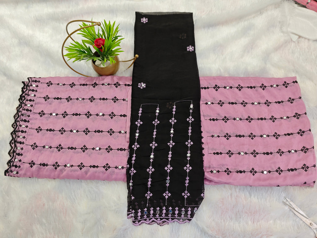 Georgette-KSV1035-Pastel Purple