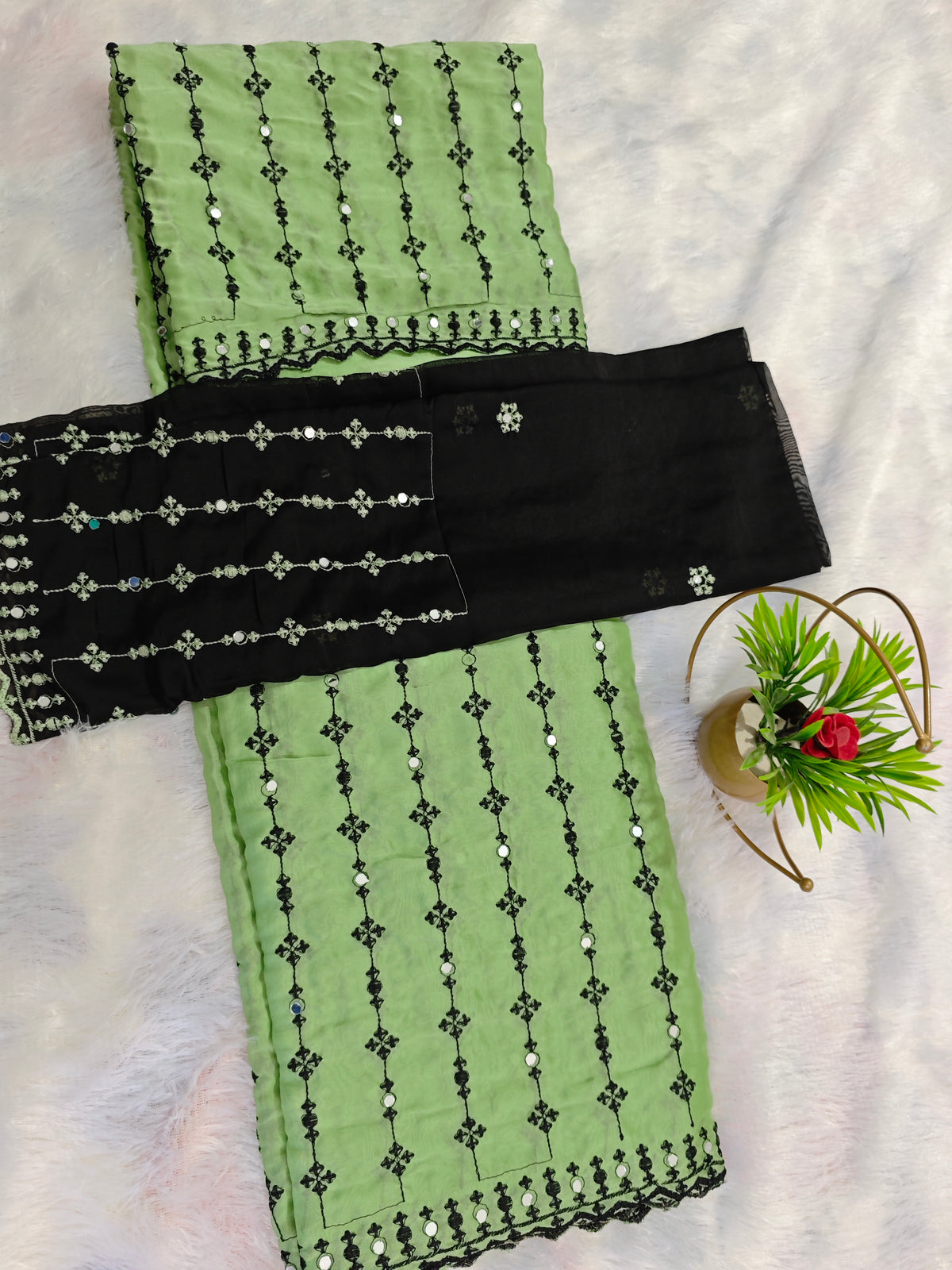 Georgette-KSV1036-Sage Green