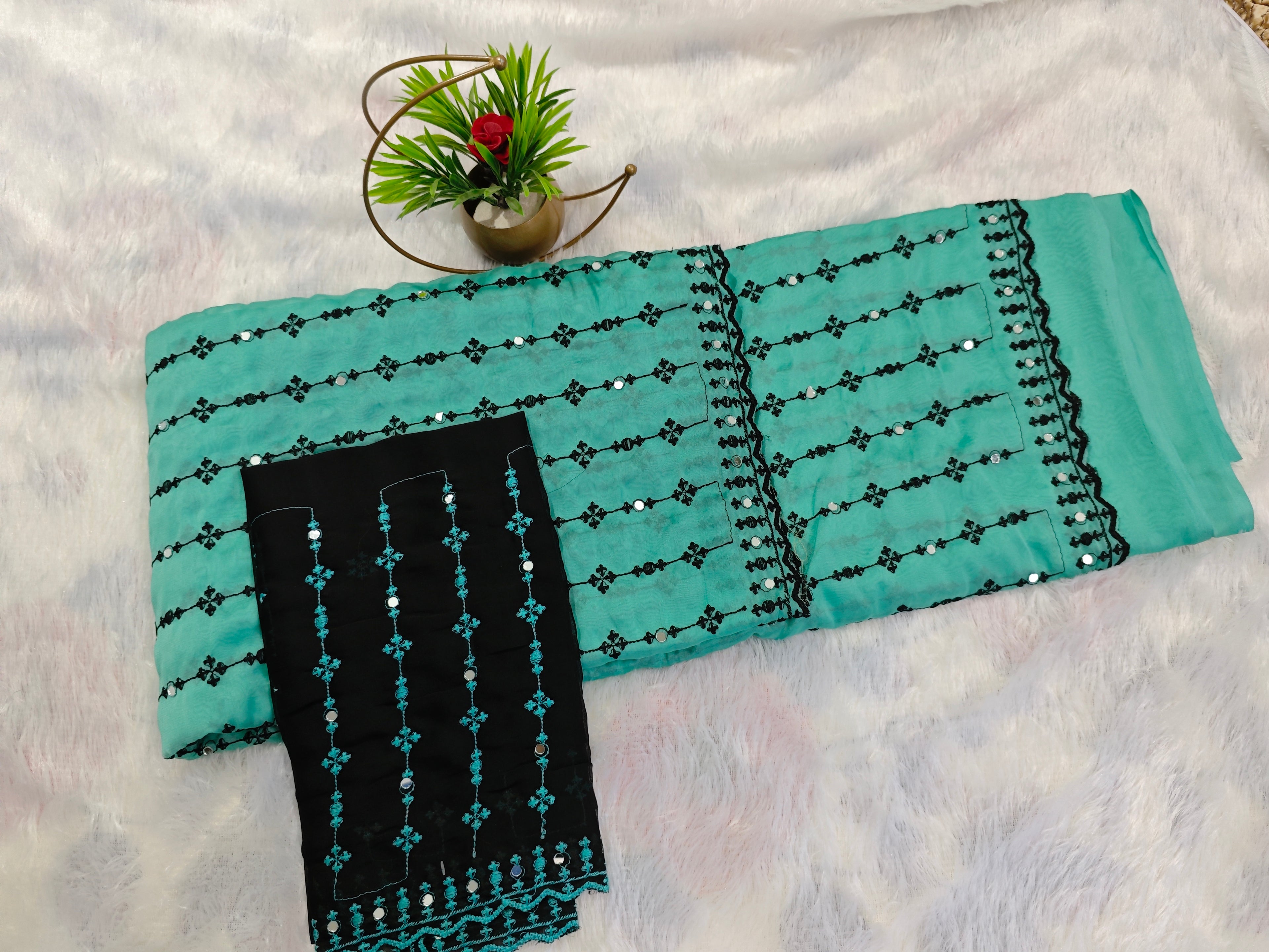 Georgette-KSV1037-Mint Green