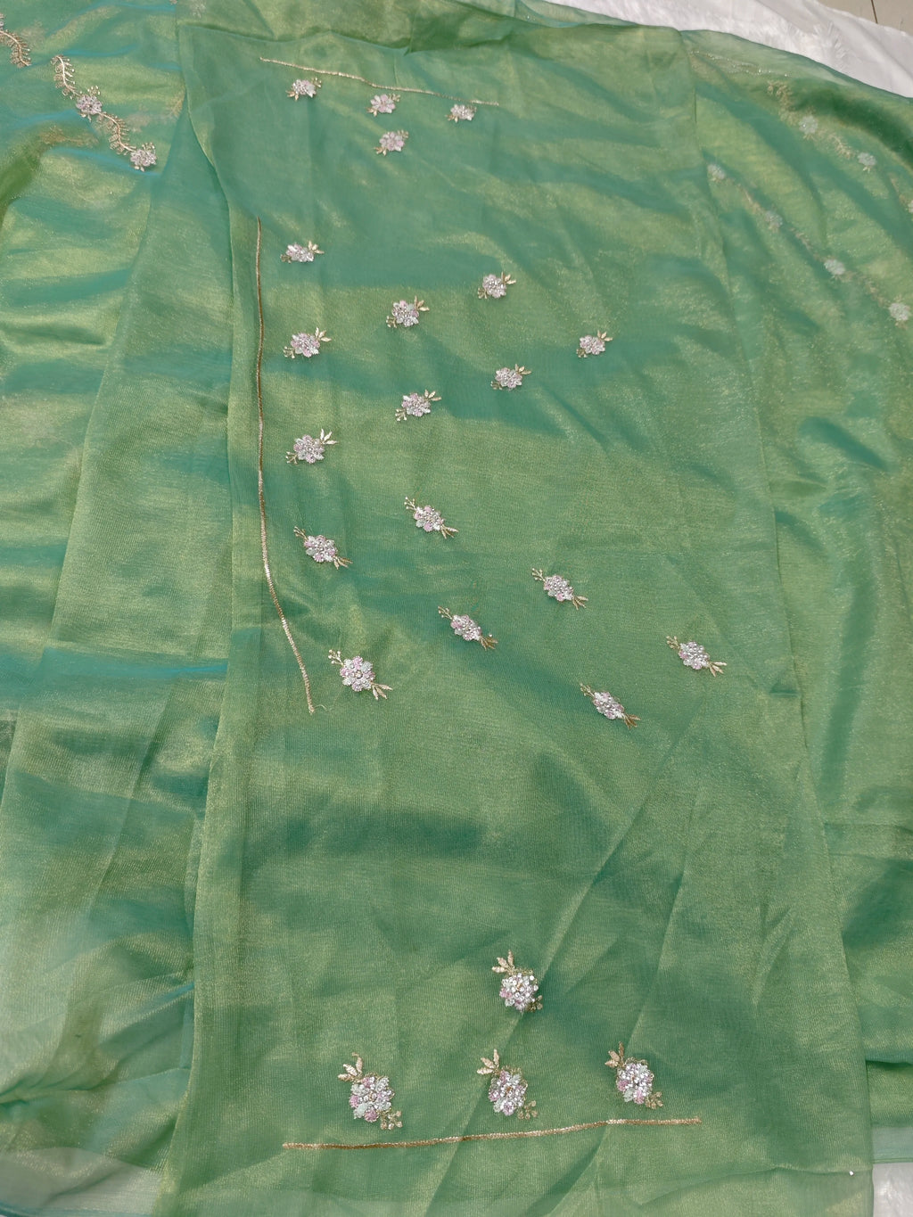 Party Wear-KSV1055-Golden Green