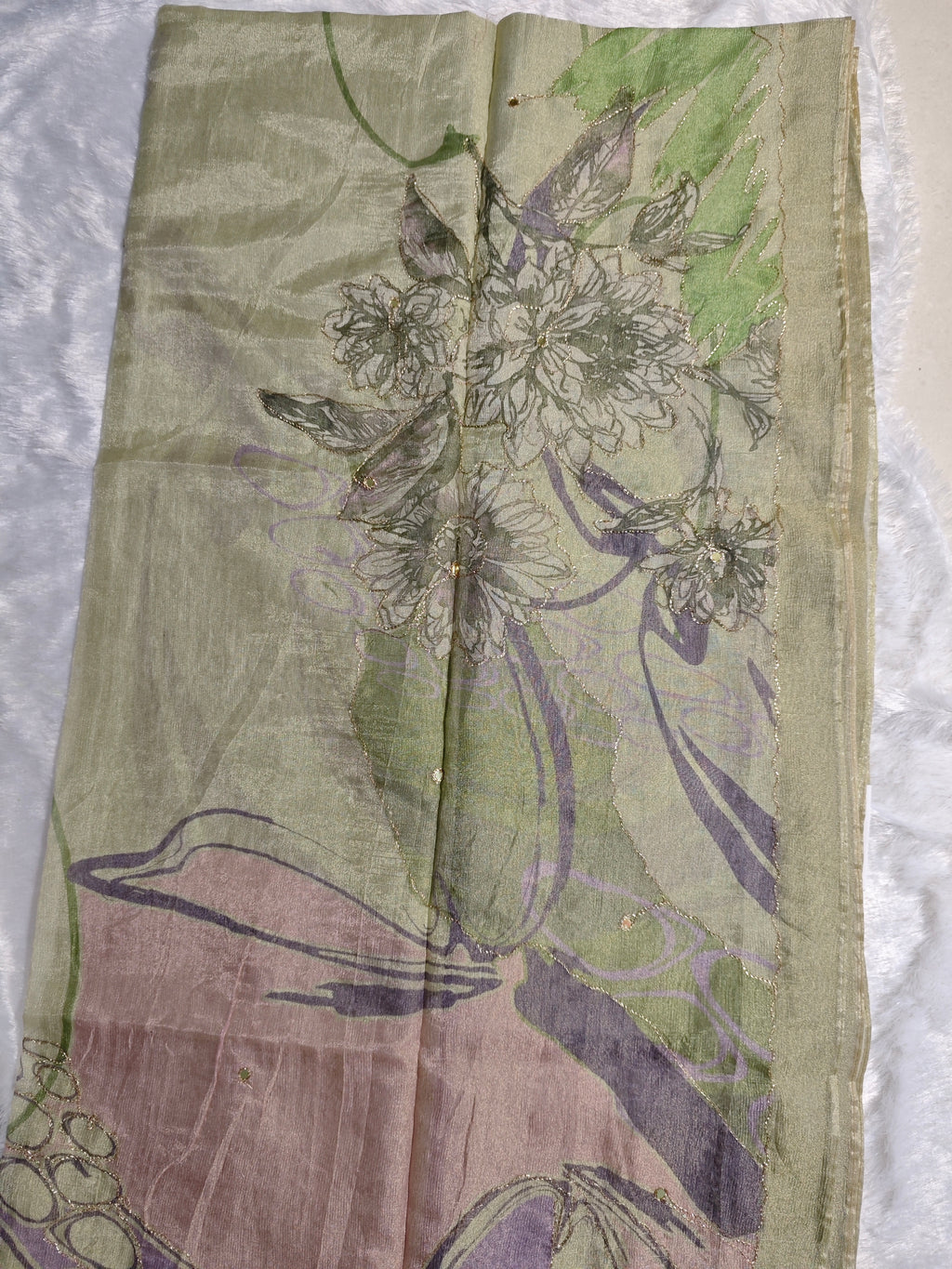 Organza-KSV11003-Metallic Green