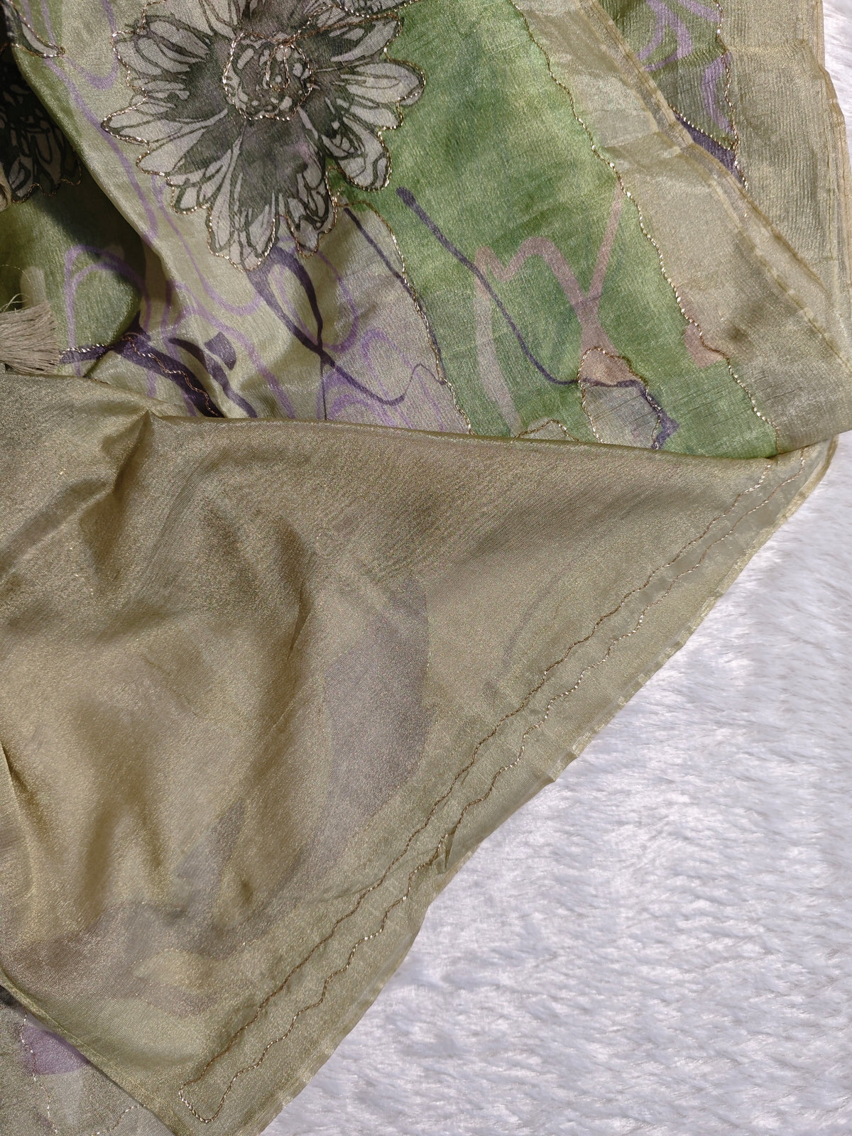 Organza-KSV11003-Metallic Green