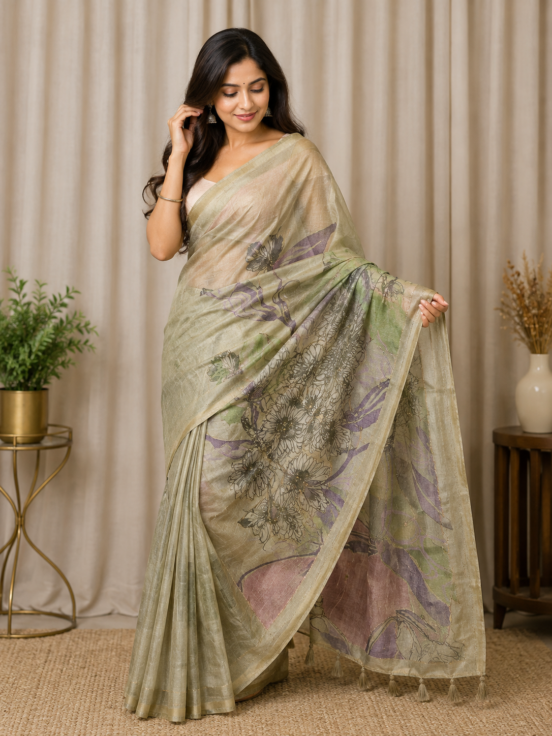 Organza-KSV11003-Metallic Green