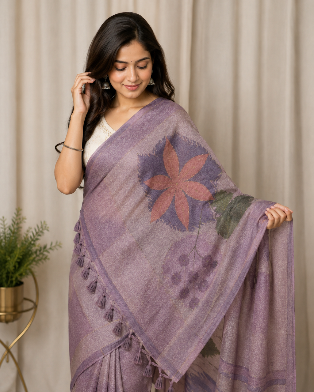 Organza-KSV11005-Shimmer Purple