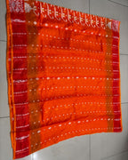 Muslin Cotton Jamdani-KSV-13003-Orange