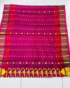 Muslin Cotton Jamdani-KSV-13006-Rani Pink