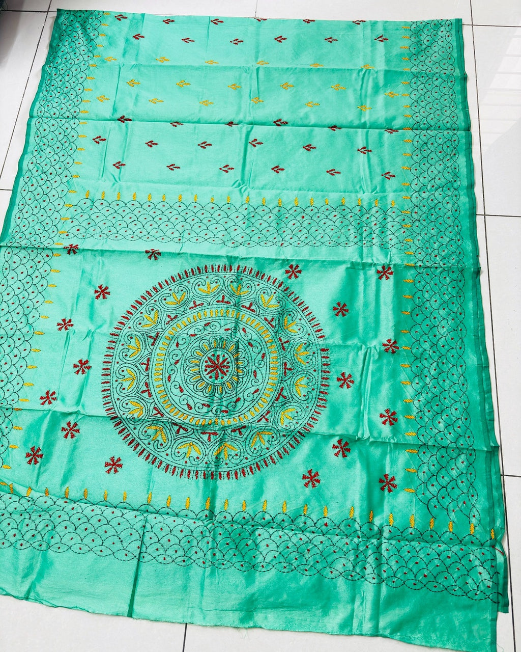 Kantha Stitch-KSV-13010-Green