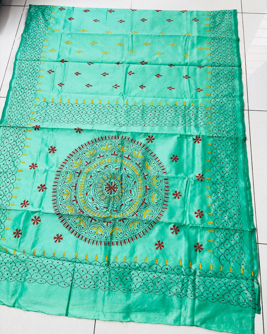 Kantha Stitch-KSV-13010-Green