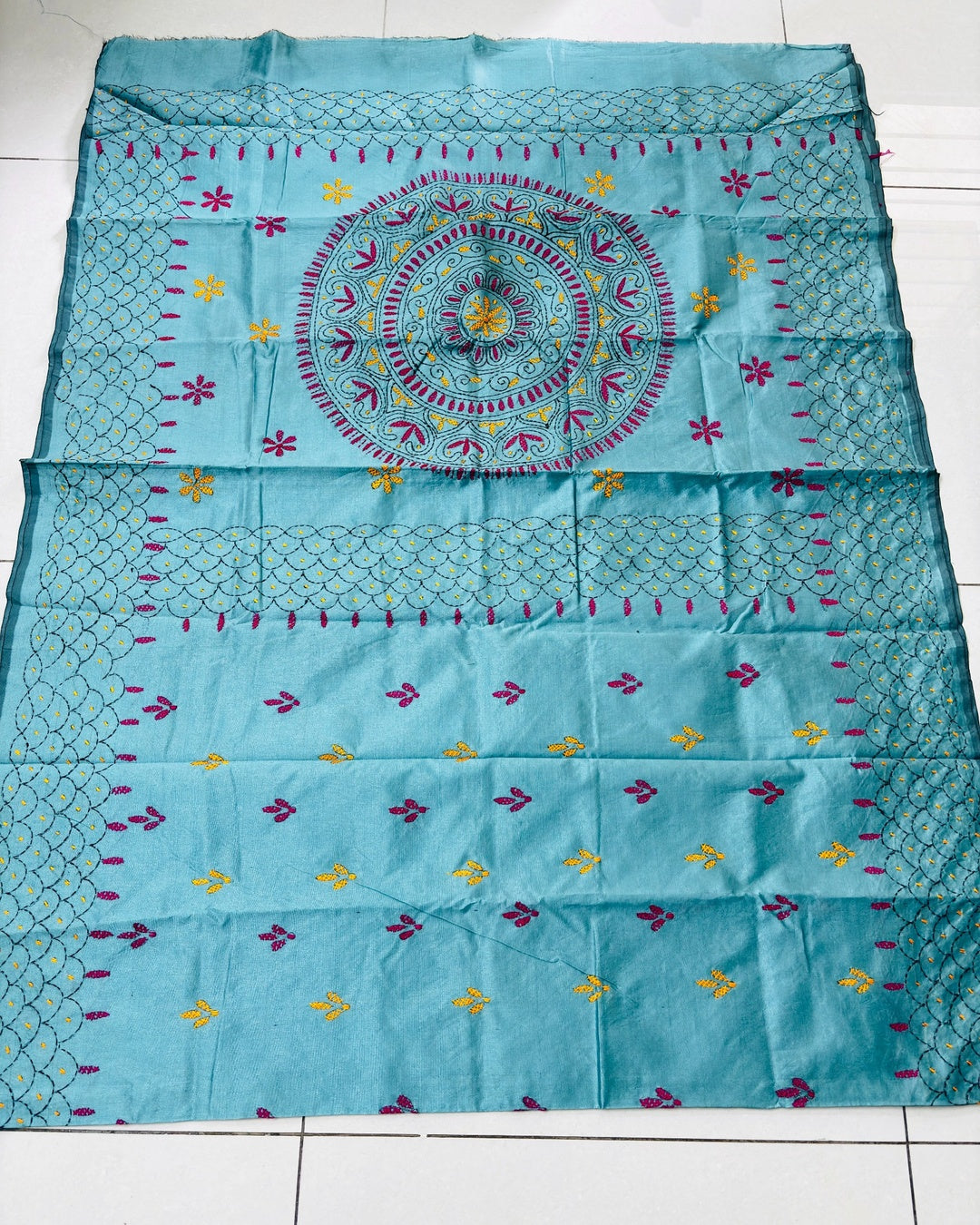 Kantha Stitch-KSV-13011-Slate Blue