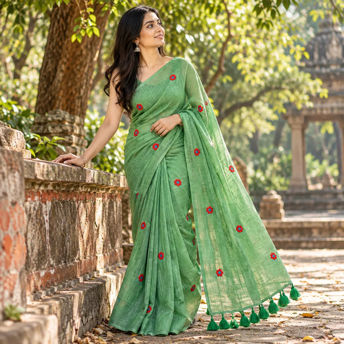 Mul Mul Cotton-KSV-13020-Green