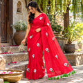 Mul Mul Cotton-KSV-13022-Red
