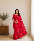 Mul Mul Cotton-KSV-13022-Red