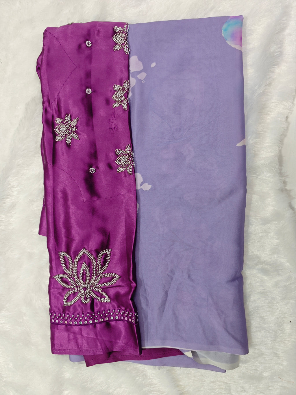 Crepe-KSV2003-Light Purple and Purple