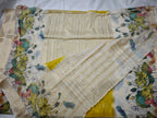 Mysore Crepe Silk-KSV2008-Cream and Yellow